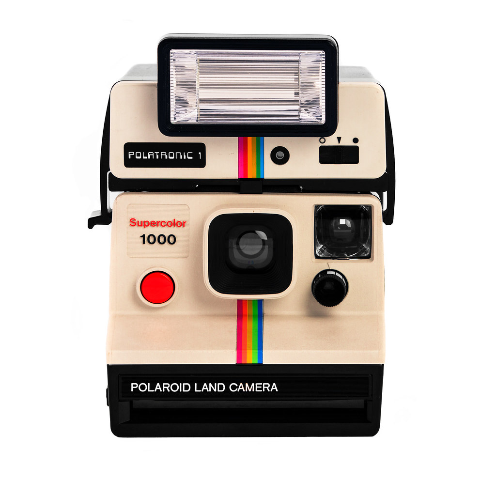 Polaroid Land Camera Supercolor 1000 with Polatronic 1 Fla… Flickr