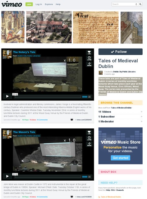 Tales of Medieval Dublin on vimeo