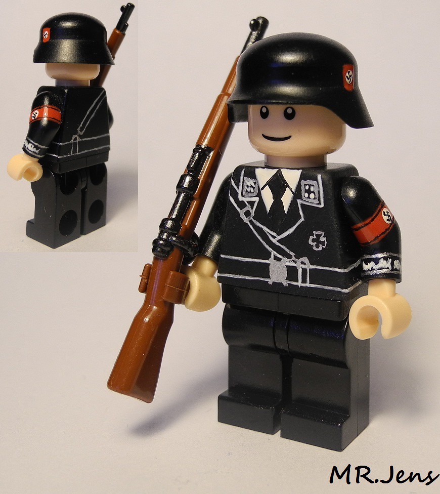 Waffen SS Parade Soldier WWII LEGO