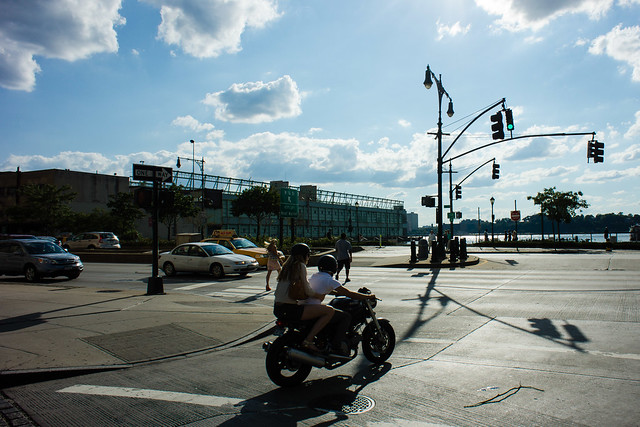 Motorcycling near the High Line