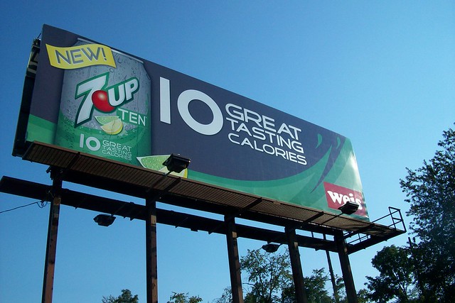7-up Ten billboard