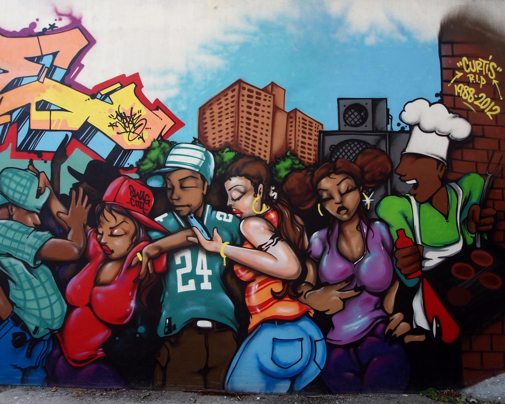 DJ DANCE Graffiti Mural, Soundview, Bronx, New York City | Flickr