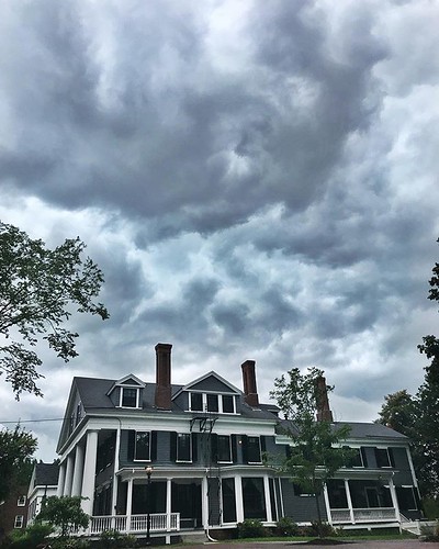 Storm’s a-brewin’ above Haines House! ????☔️