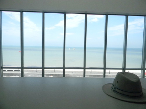 View from the Turner Gallery Ceci n'est pas un chapeau.... Margate to Broadstairs Broadstairs Folk Week