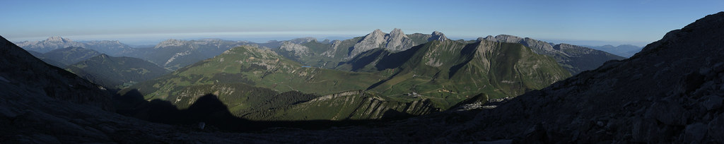Panoramic view near the Refuge Gramusset