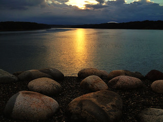Sunset on Tama Lake
