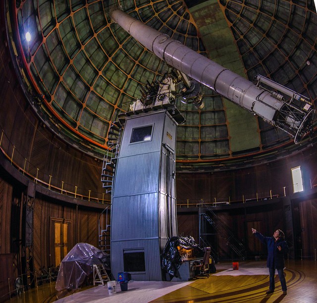 Great Lick 36-inch Refractor Telescope (Photo Stitch)