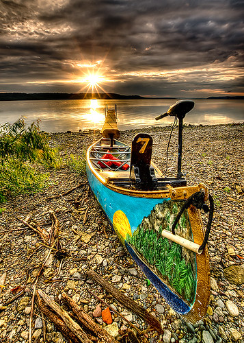minnesota sunrise dock canoe mississippiriver hdr lakepepin lakecitymn