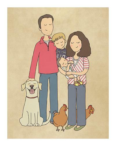 Custom Family Portrait | This is one of my custom portraits.… | Flickr