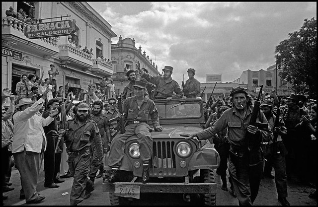 CUBA. Santa Clara. 1959. "The liberator Fidel CASTRO and his revolutionary army arriving in the city of Santa Clara"