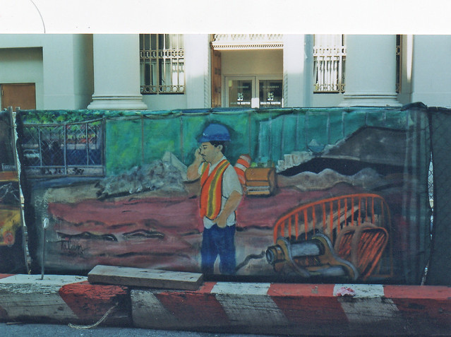 Dianne Talan construction site Judlau artwork artist painting drawing