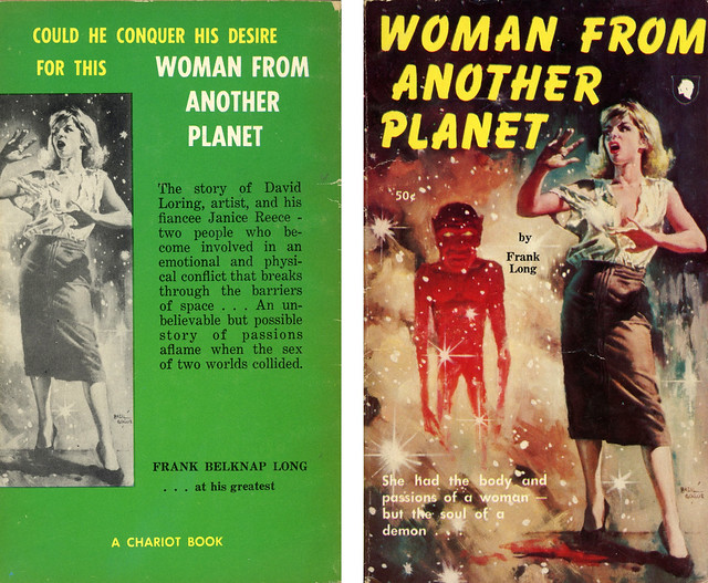 Chariot Books CB 123 - Frank Belknap Long - Woman From Another Planet (with back)