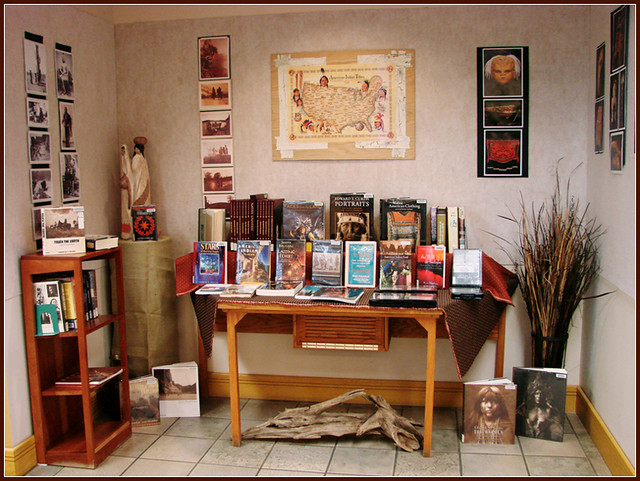 Native American book display