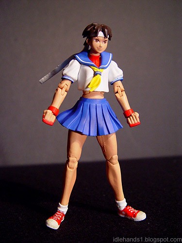 SOTA Street Fighter Sakura 01 | More action figure coverage … | Flickr