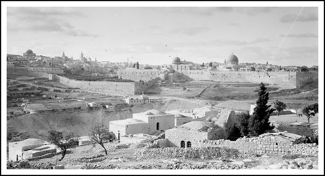 Old photo of Jerusalem, Palestine.