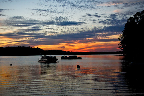 longexposure sunset reflection water clouds boats va 2012 midlothian sundaypark september15 canon60d