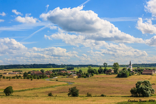 hattigny france hill field sun cloud blue sky department moselle landscape agricultural