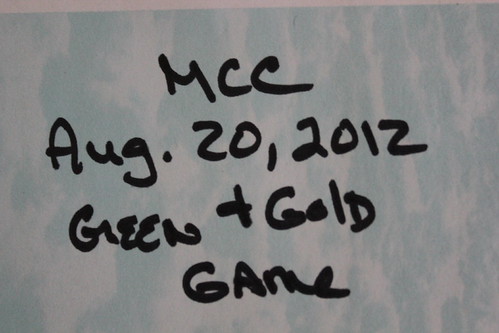 2012-8-20 MCC Green & Gold Game | by Fuzz Man