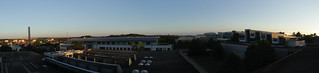 Evening panorama at the Hubland campus