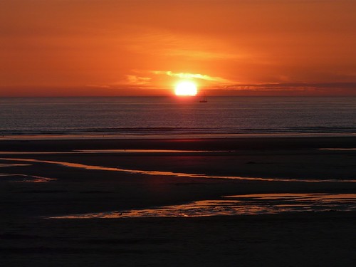 Merlimont-plage - août 2012 | Crépuscule sur la mer. | Flickr