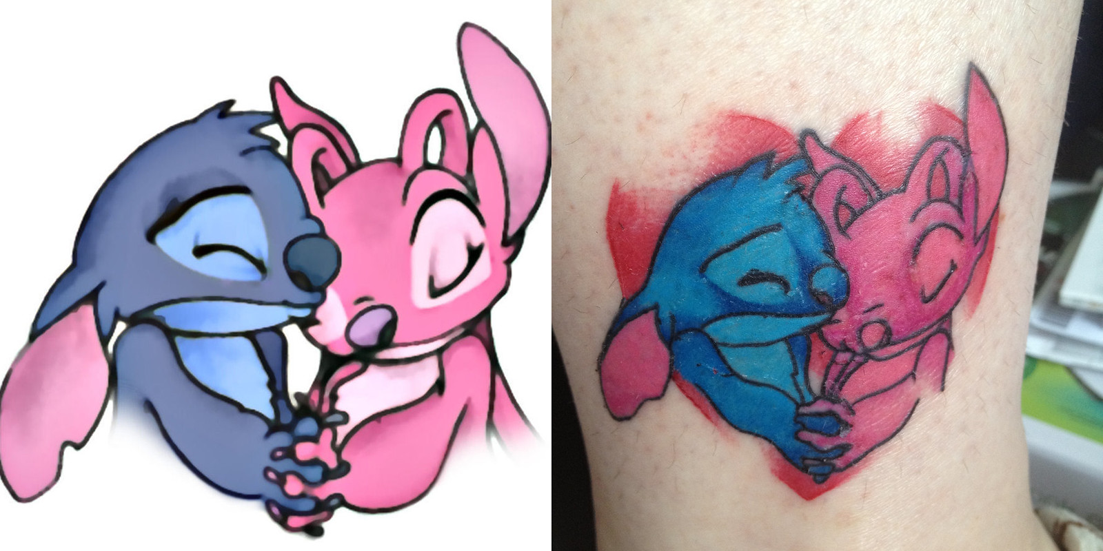My Stitch Tattoo Jan 2012, True loveForever Stitch & Ang…