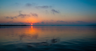 Sunrise over Woman Lake