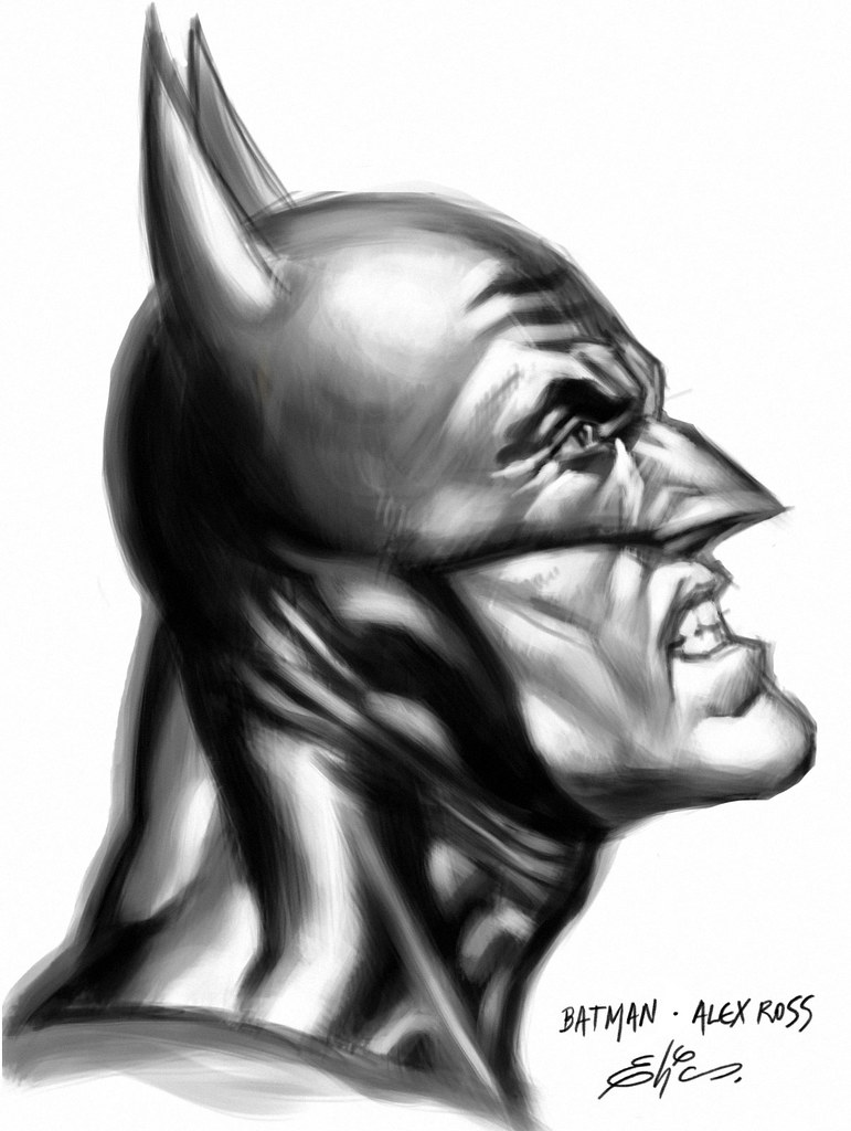 sketch 059 - Batman FanArt (Alex Ross) | Gosto muito do trab… | Flickr
