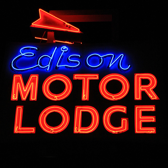Edison Motor Lodge - Edison, NJ. (Night)