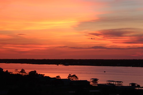 sunset gulfshoresal littlelagoon sky orange