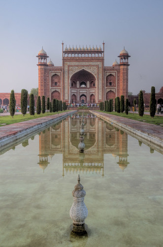 light india colour architecture reflections gate asia view sony great taj mahal agra alpha incredible complex 580 a580