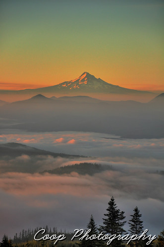 High In The Sky by Coop Photography, <b>Must View Large!</b>
This is a shot of the awesome sunrise and Mount Hood from the slopes of Moun