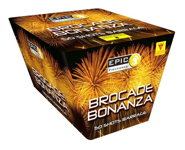 Brocade Bonanza 50 Shot Fan Cake #EpicFireworks