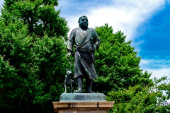 Takamori Saigo Statue in the Ueno Park, Tokyo : 西郷隆盛像（上野公園）