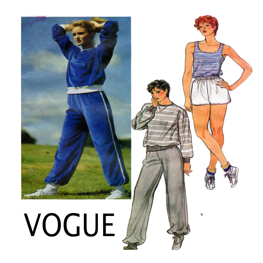 Vogue 8218 sports wear pattern