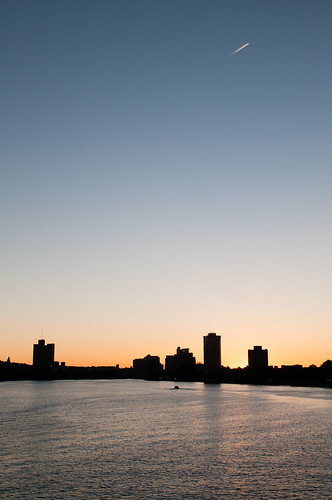Boston Charles river sunset