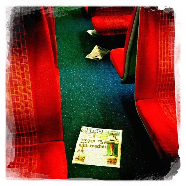 Paper Trail..........the train to Basingstoke