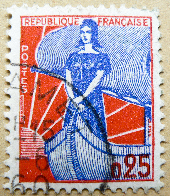 great stamp France postage 0.25 F Marianne (allegory) francobolli Briefmarken Frankreich porto timbres Republique Francaise フランス 切手 ジャガー selos sello France ма́рка Фра́нция bollo francobolli Francia marka mapka stamp France 0,25 F postage postes