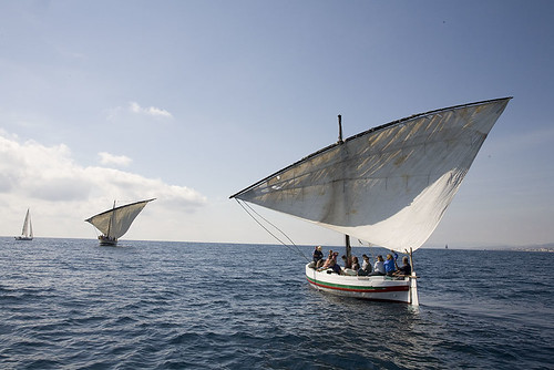 Navegació tradicional a Mataró, octubre 2012