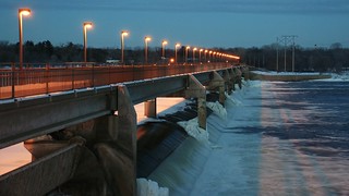 Evening Ice Dam