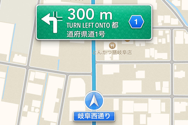 Apple Maps Navigation