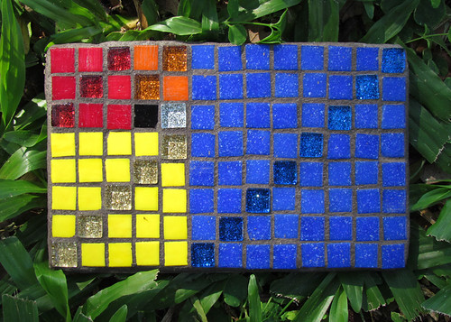 Fi-bling-acci in the grass. | by AnneBMosaics