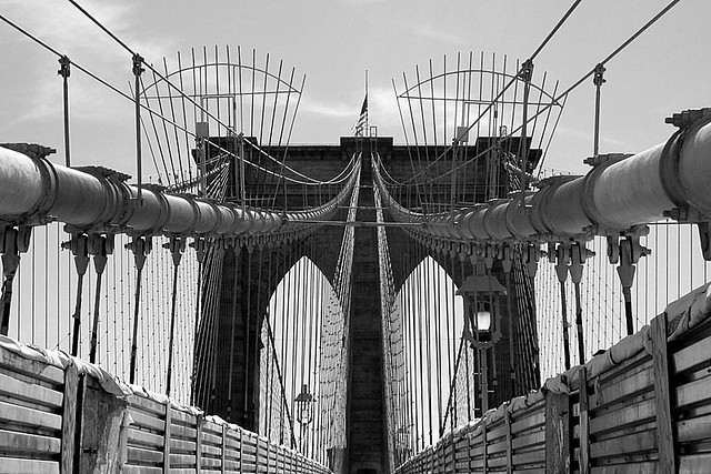 Brooklyn Bridge New York City.