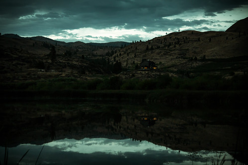 'Twas a Dark and Stormy Night... by [50storms], travel sunset summer vacation sky lake storm mountains reflection water clouds landscape mirror even