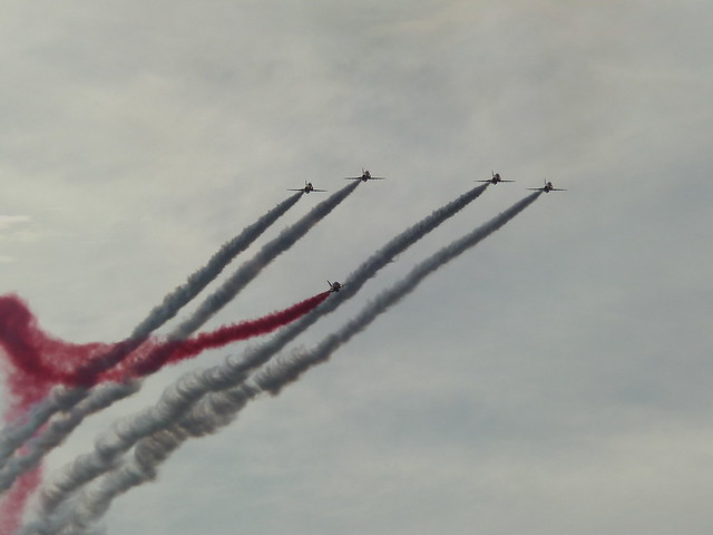 Red  Arrows at Chatsworth Country Fair 3