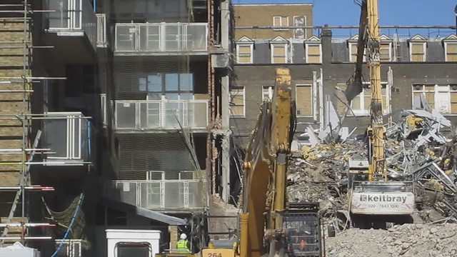 Video of the Demolition of the 'old' Royal London Hospital Sept 12