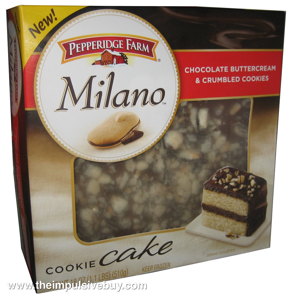 Pepperidge Farm Milano Cookie CakeChocolate Buttercream & Crumbled Cook...