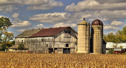 sky barn canon fence buildings corn farm barns silo crop silos hdr sincity photomatix t2i
