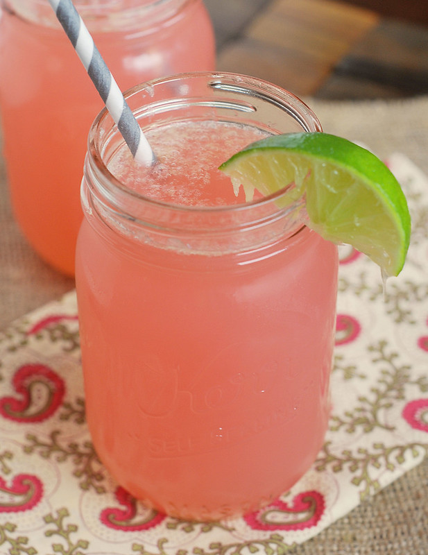 Cherry Beergaritas - tequila, Corona, cherry 7Up, and limeade! This will be your official summer drink! 