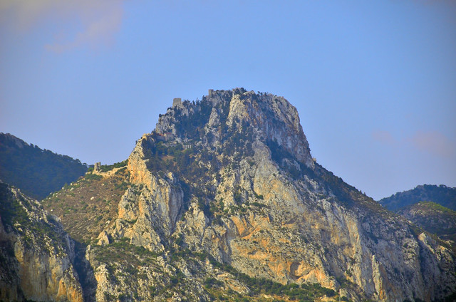 Saint Hilarion Castle from Kyrenia Castle