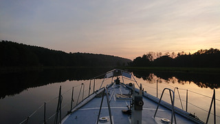Sonnenuntergang auf dem Kanal II